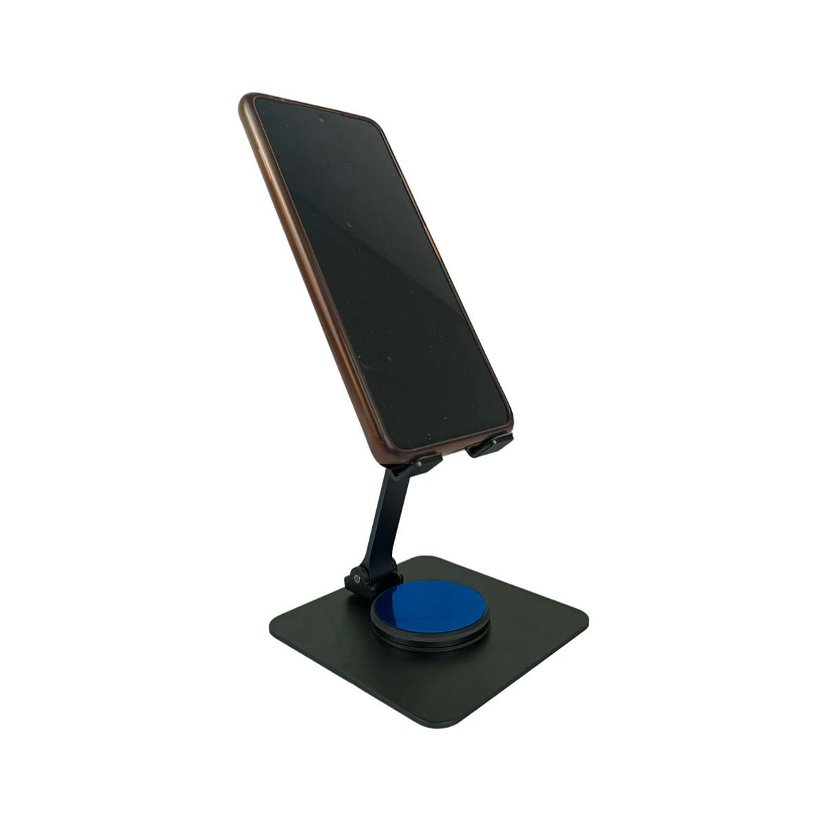 Soporte con pie para celular o tablet - Negro 