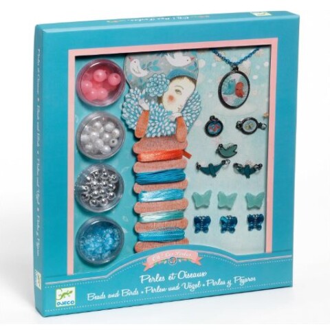 Set para hacer pulseras y collares Oiseaux