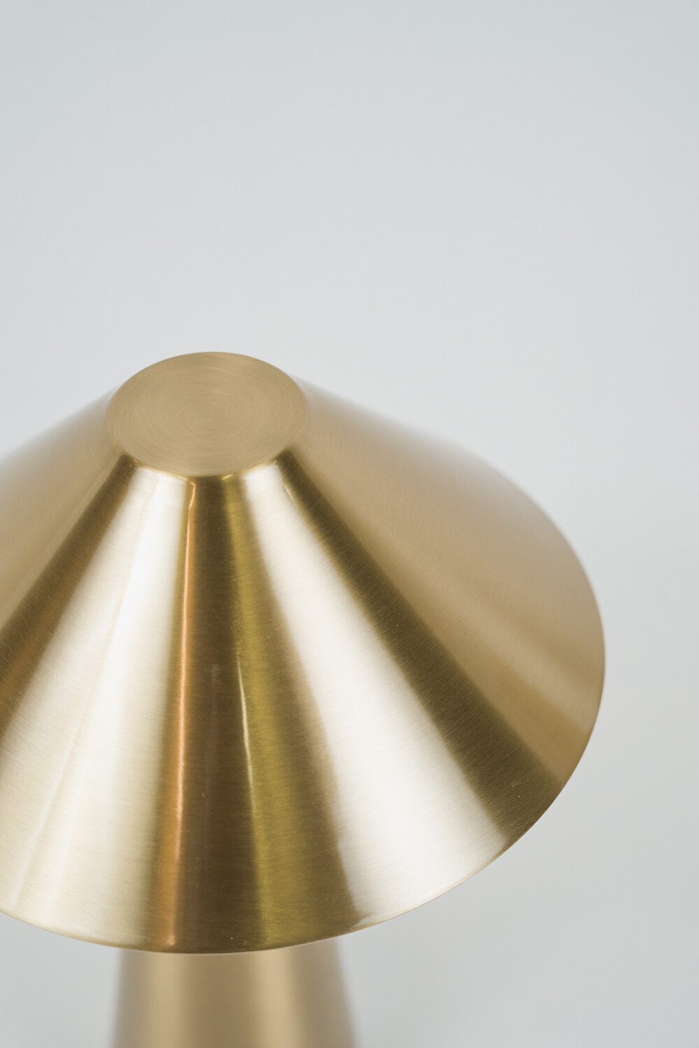 Lampara De Mesa Luthan, Touch Usb Dorado