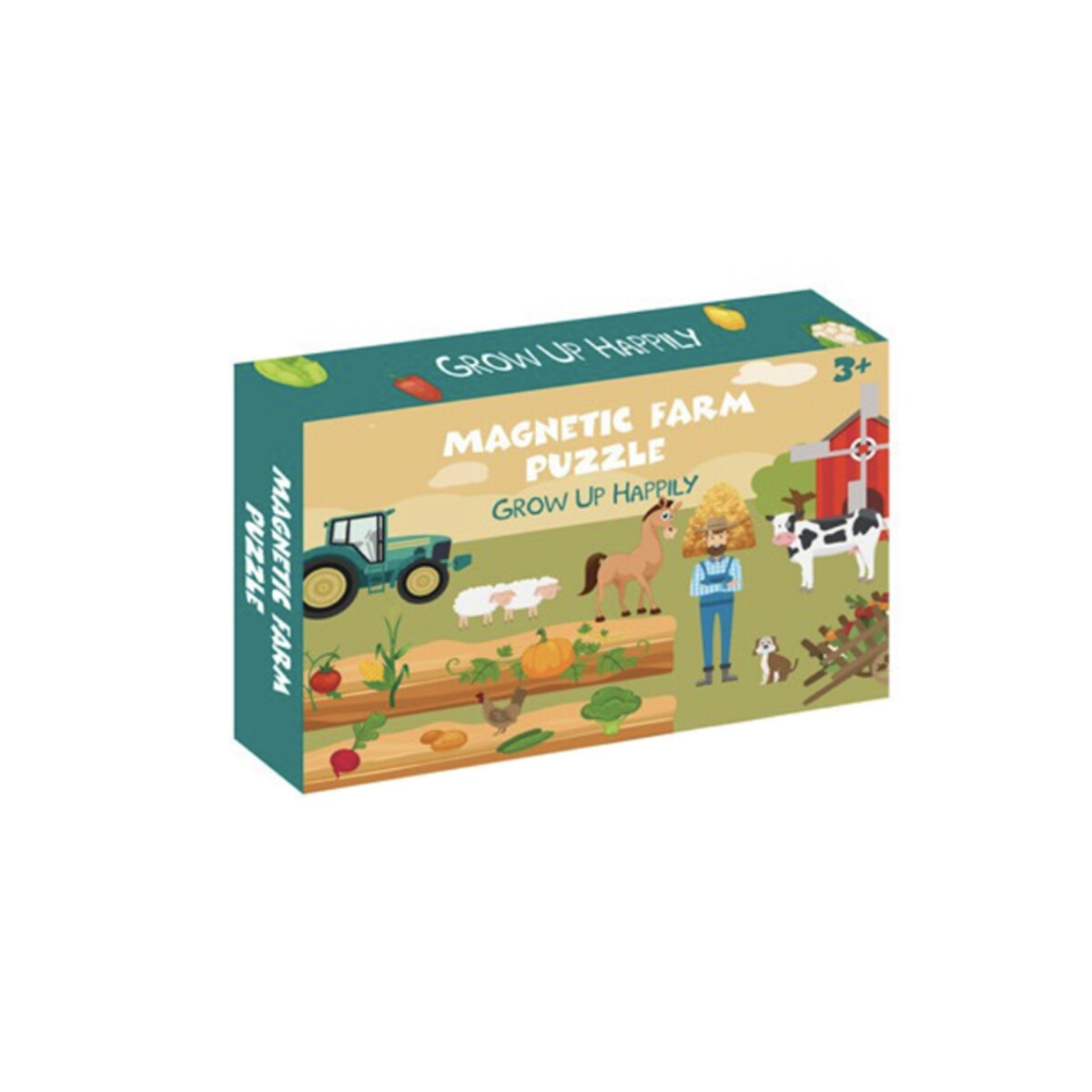 Puzzle magnético de granja 