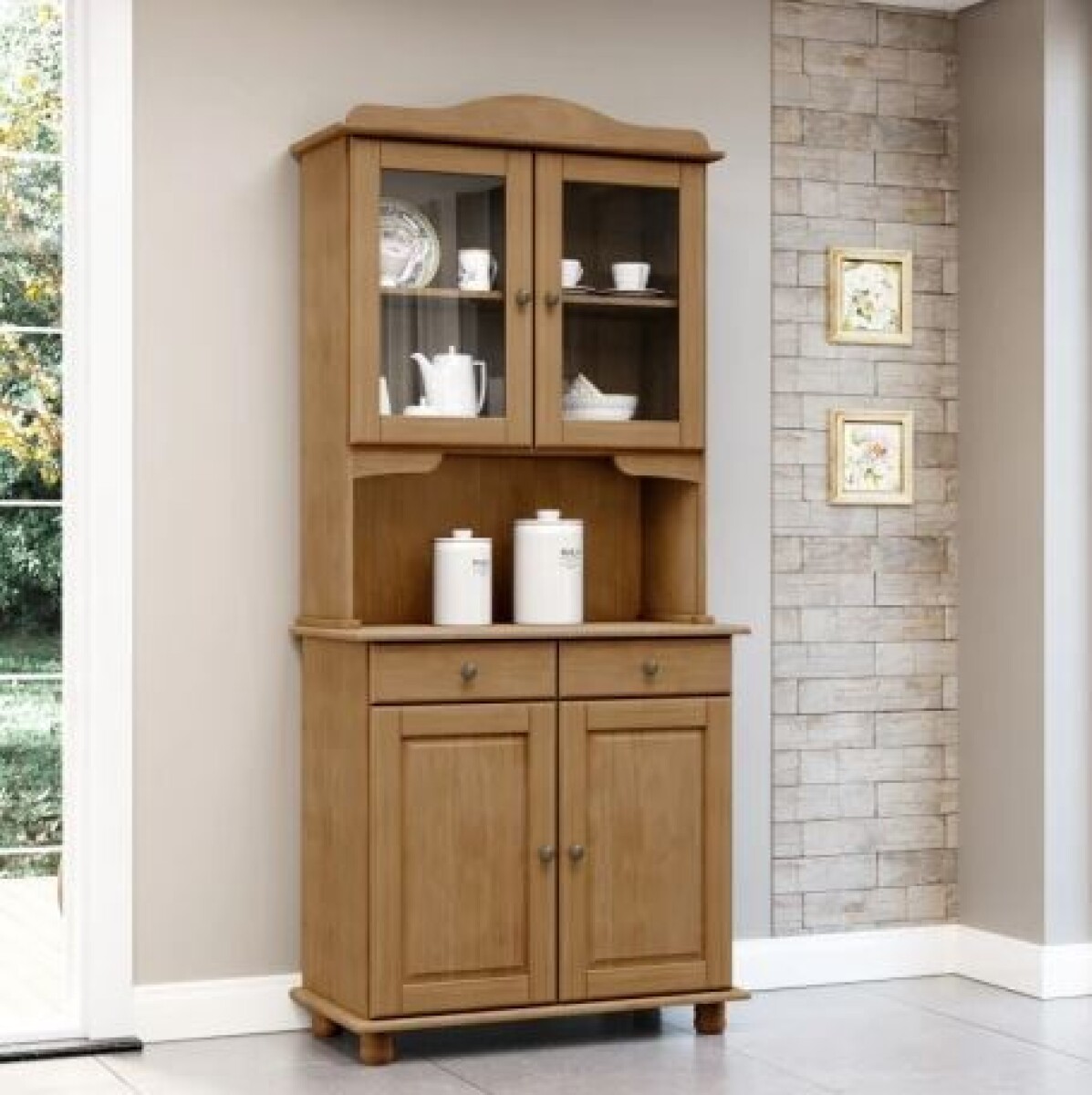 Cristalero 2+2 Puertas +2 Cajones Freijó 8926FN 