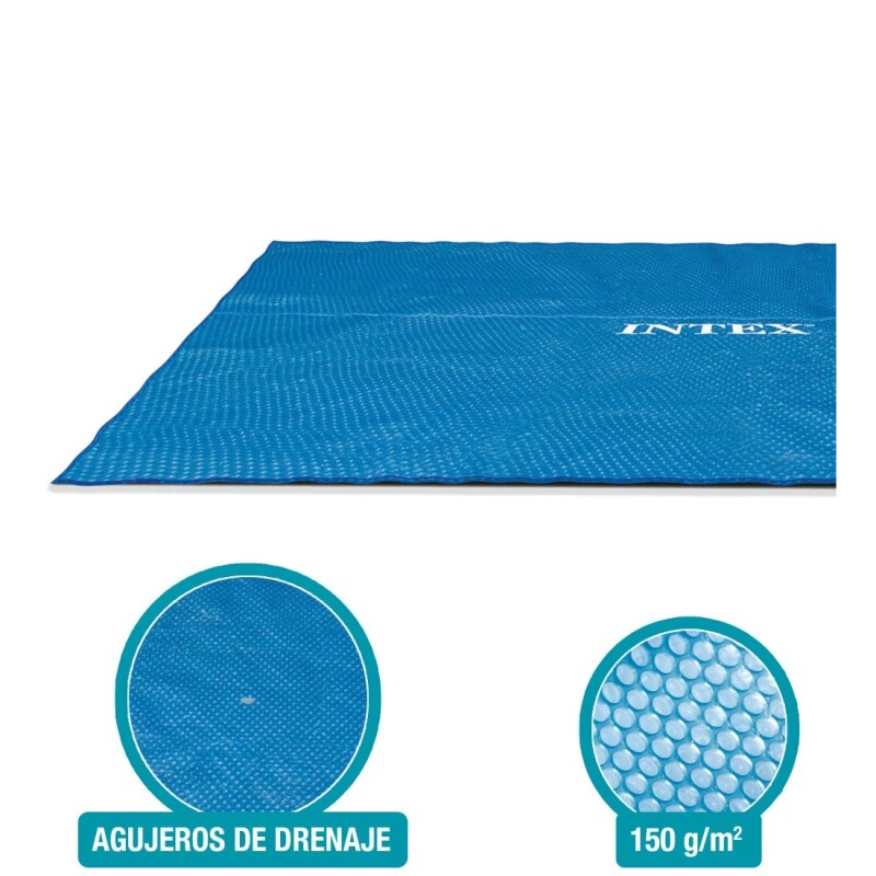 INTEX COBERTOR LONA SOLAR PARA PISCINA RECTANGULAR 4.0 X 2.0 METROS Intex Cobertor Lona Solar Para Piscina Rectangular 4.0 X 2.0 Metros