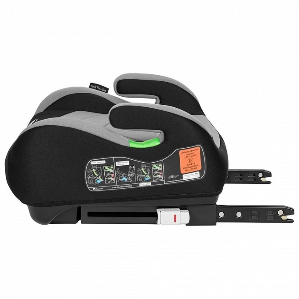 Booster alzador Lionelo LUUK 22-36kg ISOFIX gris