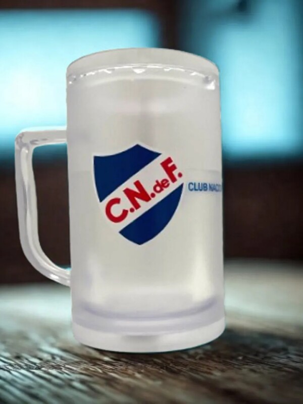 Vaso Cervecero Licencias Azul Marino, Rojo, Blanco