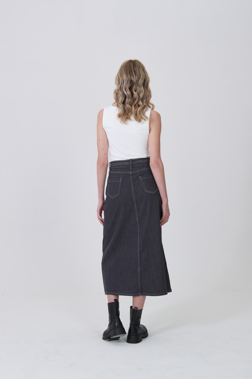 Falda Troni Gris Medio