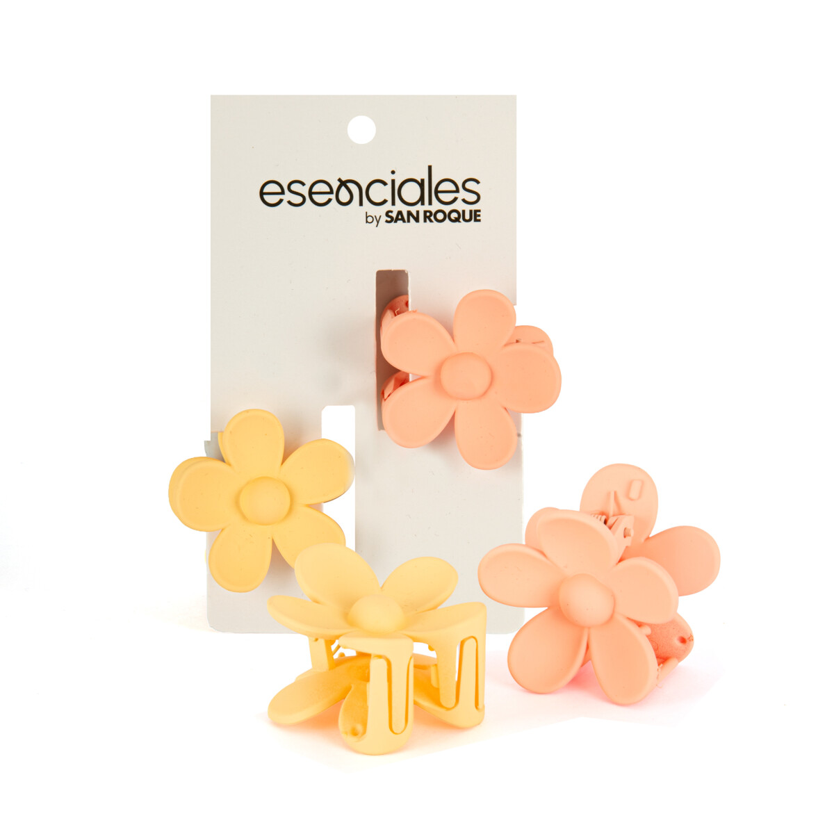 Pinza de Pelo Esenciales by San Roque Amarilla y Naranja 