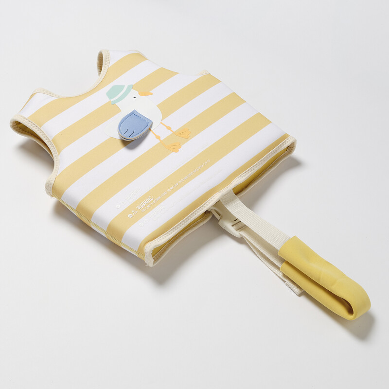 CHALECO Chaleco Salvavidas Niños Talle 3-6 Años Sunnylife - Mustard Stripe