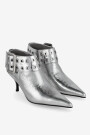 Botin con taco CELESTA-2 Plata