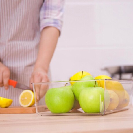 Organizador Heladera Acrílico Multiuso Largo 28cm x Ancho 20cm x Alto 8.6cm Organizador Heladera Acrílico Multiuso Largo 28cm x Ancho 20cm x Alto 8.6cm