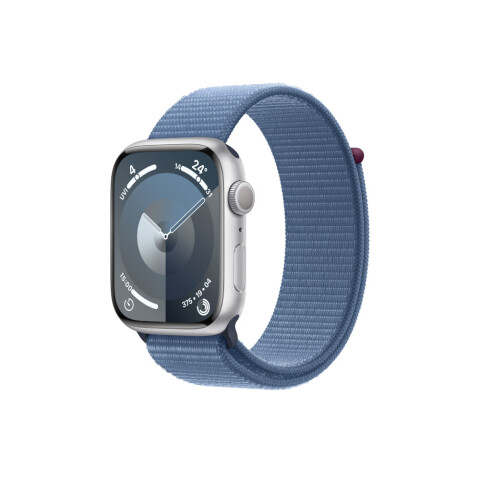 Apple Watch Series 9 GPS 45mm Silver Alum Blue Sport Loop Apple Watch Series 9 GPS 45mm Silver Alum Blue Sport Loop