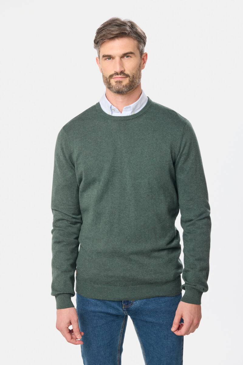 BUZO TEJIDO CASHMERE - Verde 
