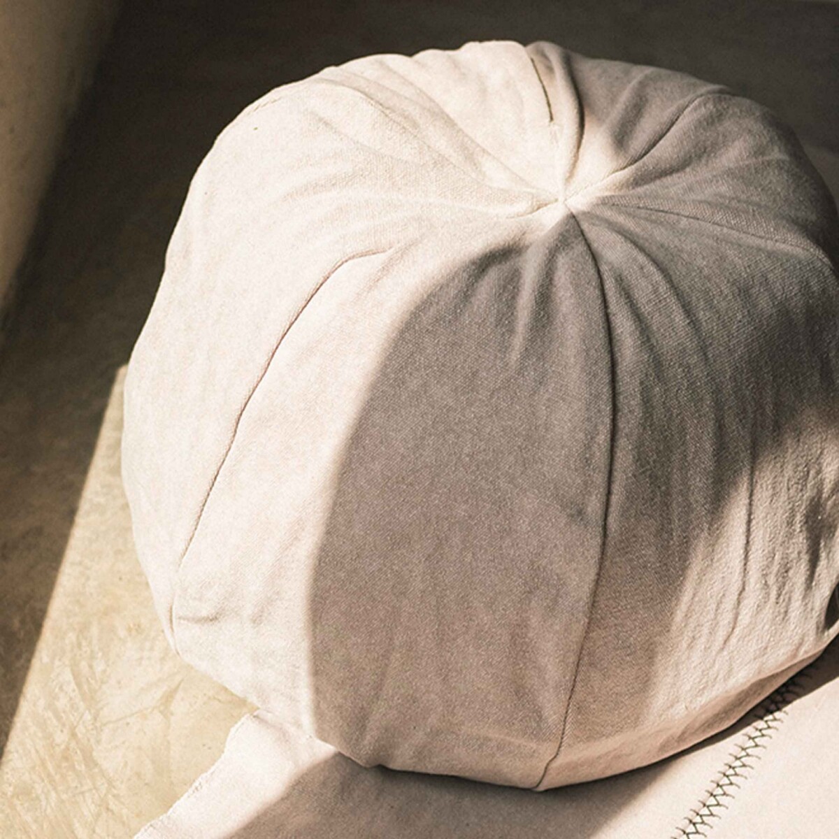 Pouf stonewashed - Gris 