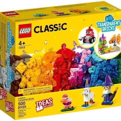 Lego Classic Ladrillos Creativos Transparentes 500 Pzs Lego Classic Ladrillos Creativos Transparentes 500 Pzs