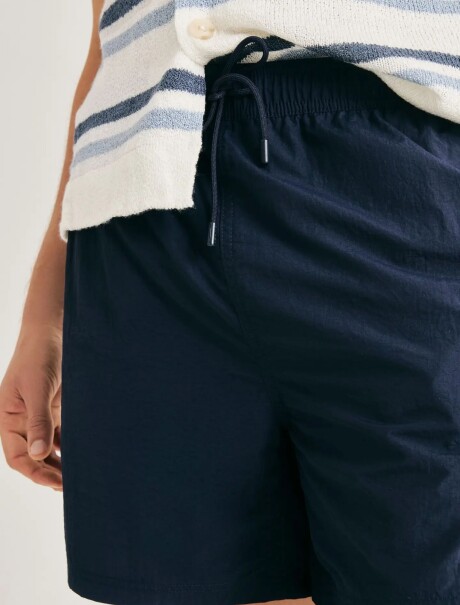 SHORT DE BAÑO CON TEXTURA AZUL