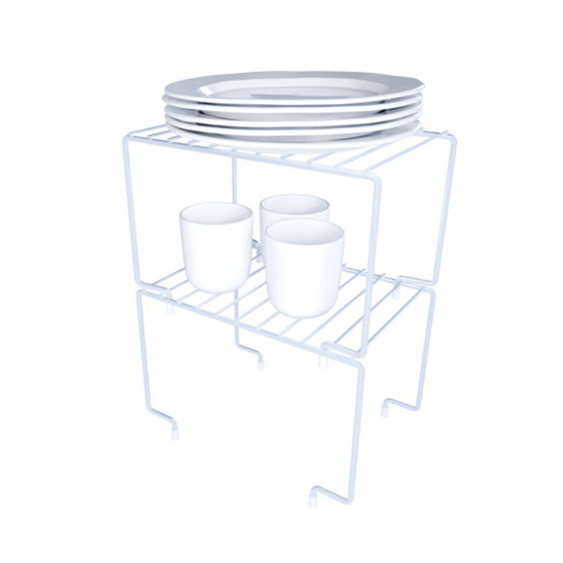 Estante organizador apilable BLANCO