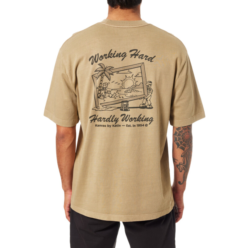 Remera Katin Trabajo Relaxed - Beige Remera Katin Trabajo Relaxed - Beige