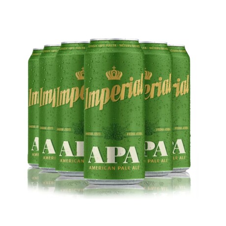 Pack X6 Latas de Cerveza Imperial Apa 473ML 001