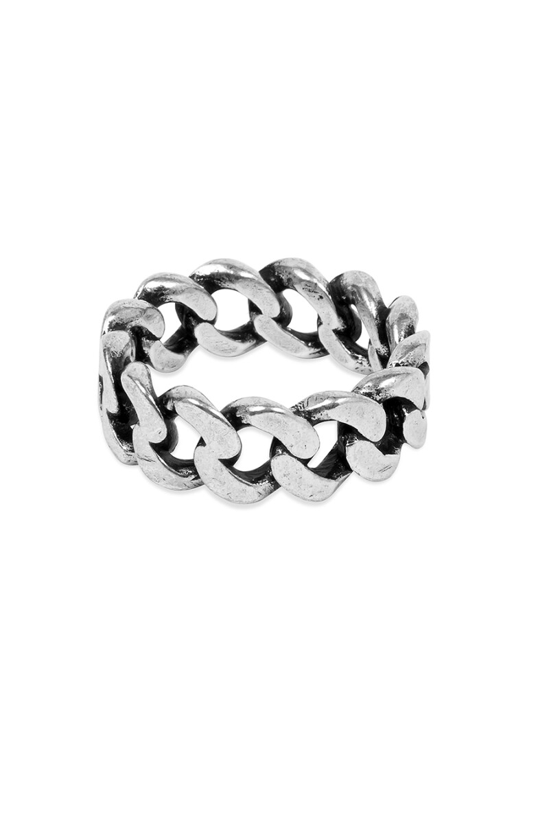 Twojeys Cuban Ring Plata Plata