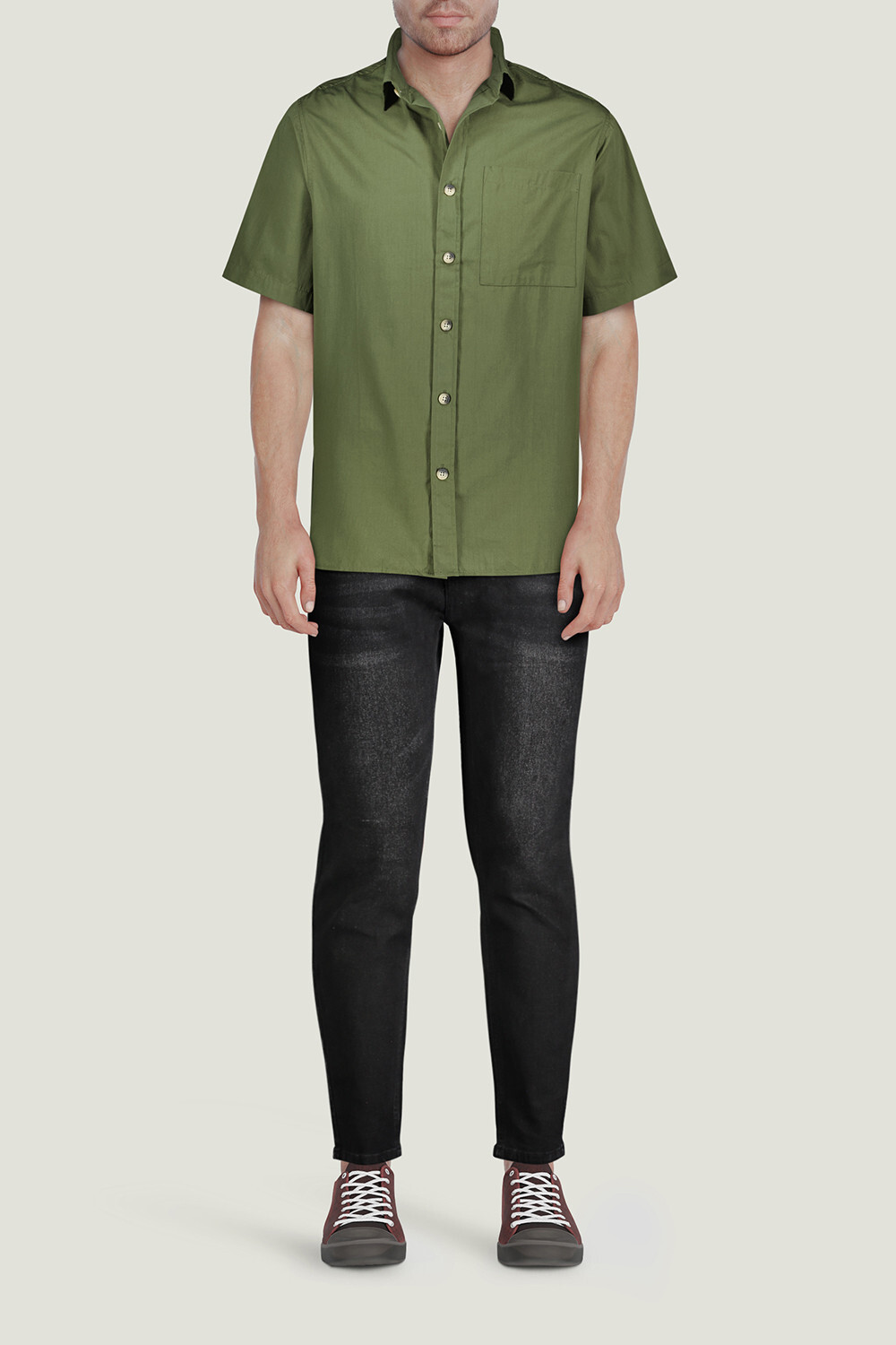 Camisa Palaos Verde Oliva