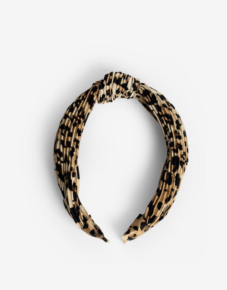 Vinchas Rígidas Estampados Vincha Con Nudo Animal Print - Estampado Animal Print