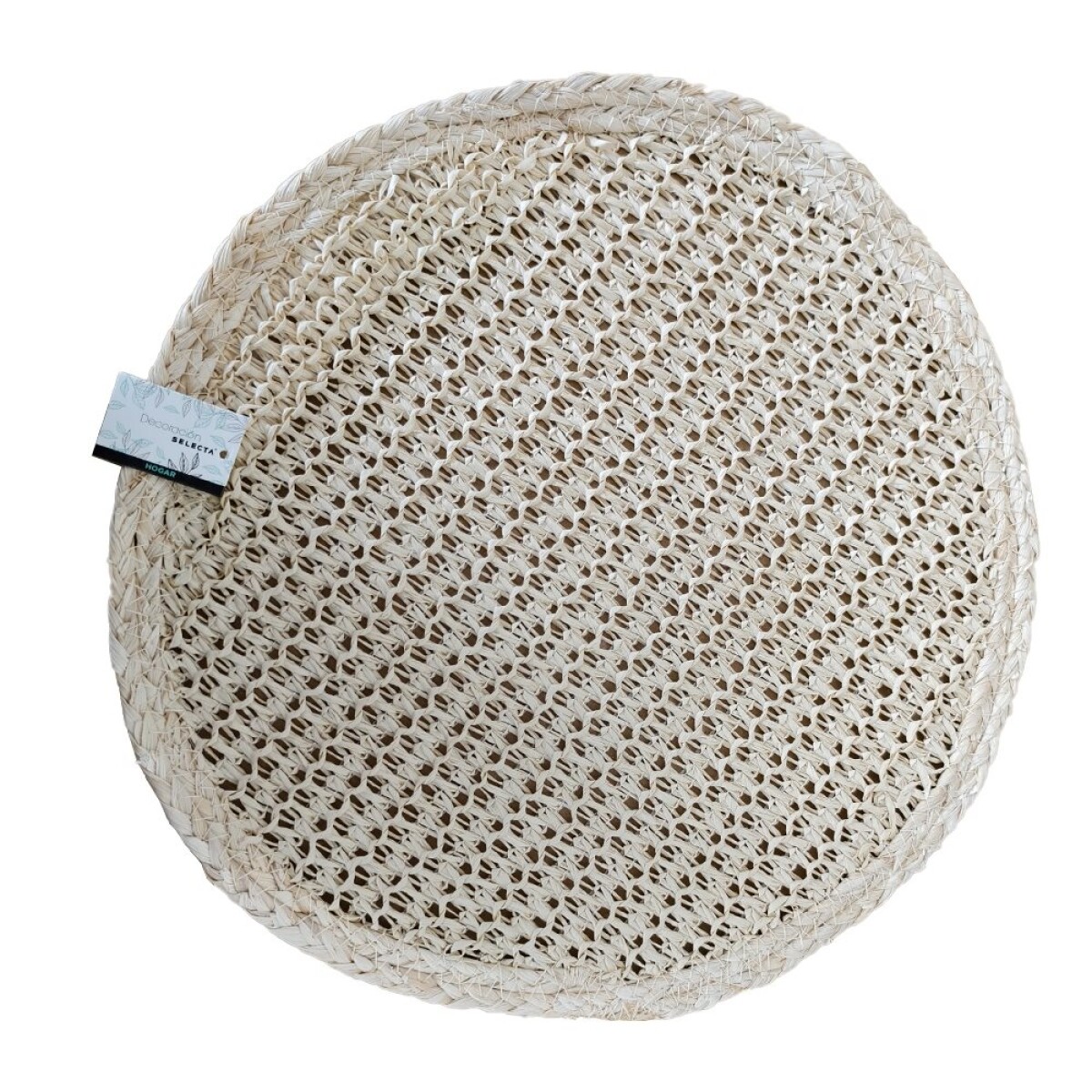 INDIVIDUAL TEJIDO CIRCULAR D38CM BEIGE CLARO 