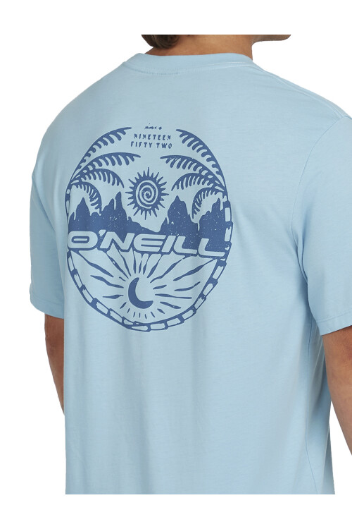 Remera O'Neill Circle Back Print Celeste Remera O'Neill Circle Back Print Celeste