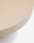 Mesa de centro Aiguablava de cemento verde Ø 66 cm beige Ø 66 cm