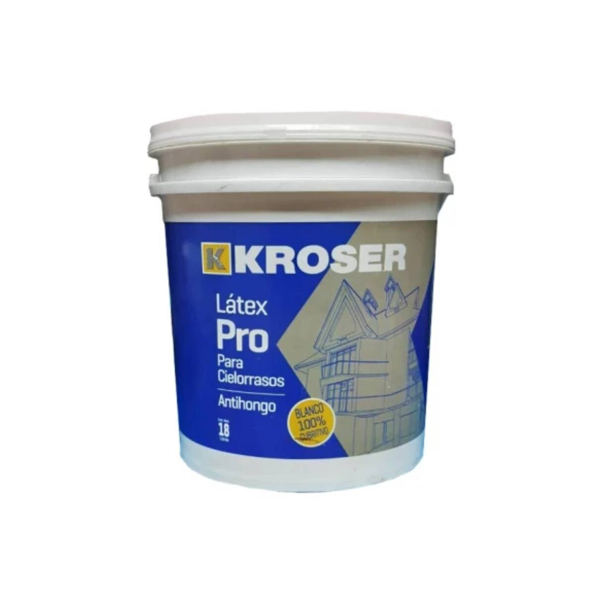 PINTURA KROSER CIELOS RASOS PRO 18L ++ - N/a 