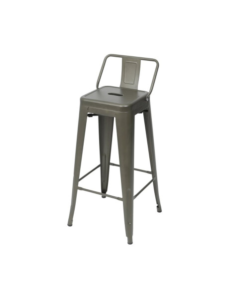 TABURETE TOLIX VERDE OSCURO CON RESPALDO TABURETE TOLIX VERDE OSCURO CON RESPALDO
