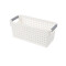 Cesto Organizador calado con asas 29 x 13.5 x 12.5 cm BLANCO