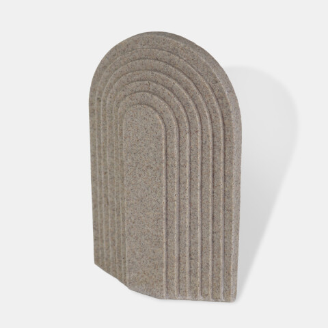 FIGURA CERAMICA BEIGE COMB 13X5.50X20CM Unica