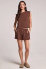 SHORT HARPER Marron
