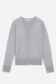 Cardigan escote en V GRIS