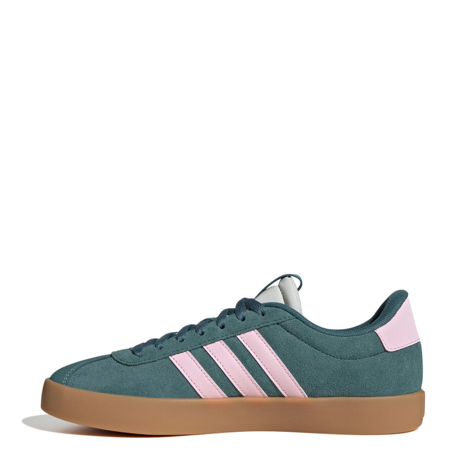 Championes de Mujer Adidas VL Court 3.0 &lt;span&gt;Verde - Rosado - Gris&lt;/span&gt;