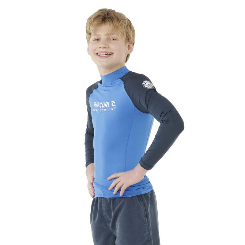 Lycra Rip Curl Shock Upf Niño - Azul Lycra Rip Curl Shock Upf Niño - Azul