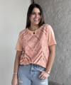 Remera Georgia salmón