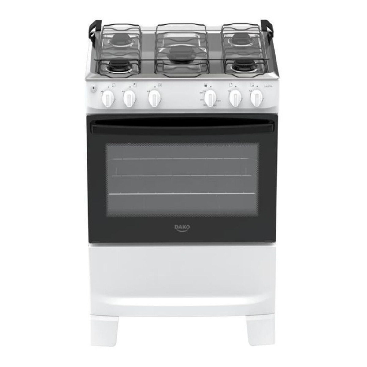 Cocina Dako Luna 5 Hornallas - Blanco 