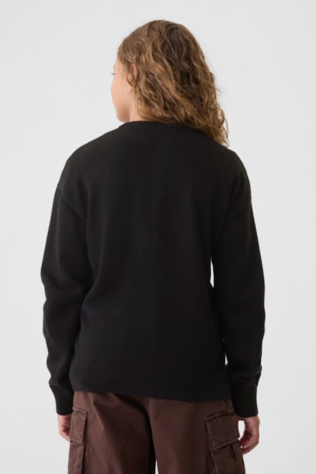 Buzo Deportivo Logo Gap Niño Black 1