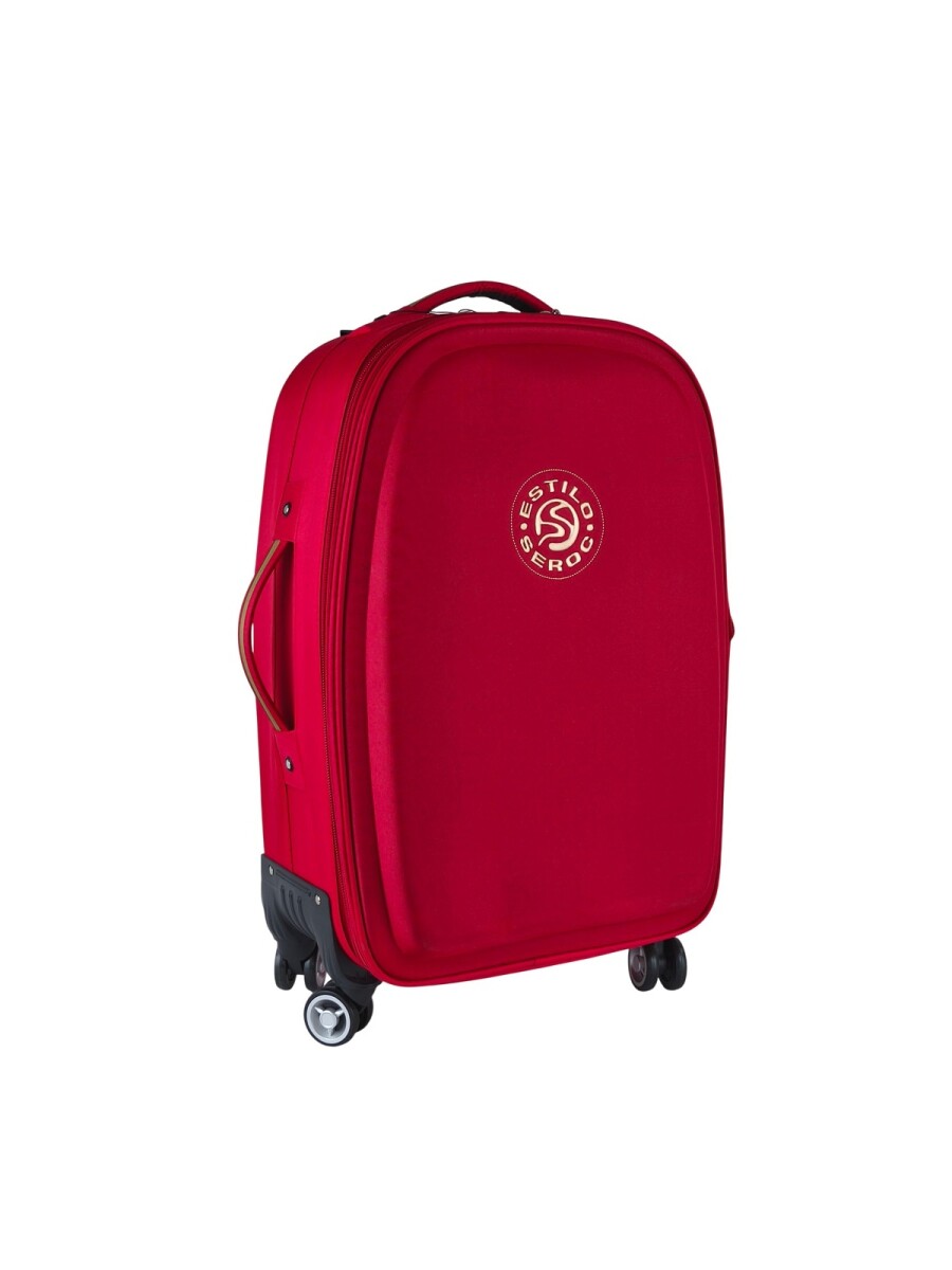 Valija 360 de tela grande - Rojo 