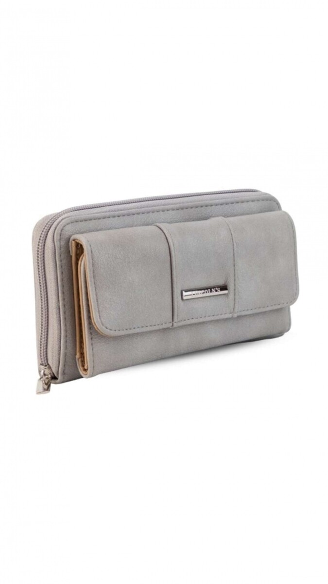 Billetera Gladiolo - Ceniza 