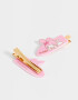 Hebillas Infantiles Licencias Set De Piquitos "my Melody" - Rosa Claro
