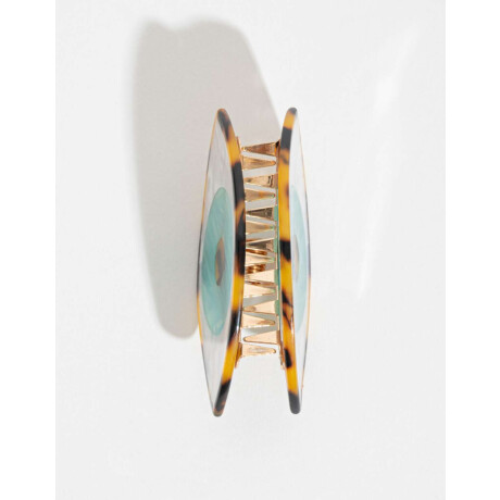 Broche Acrílico De Ojo Combinacion Tricolor