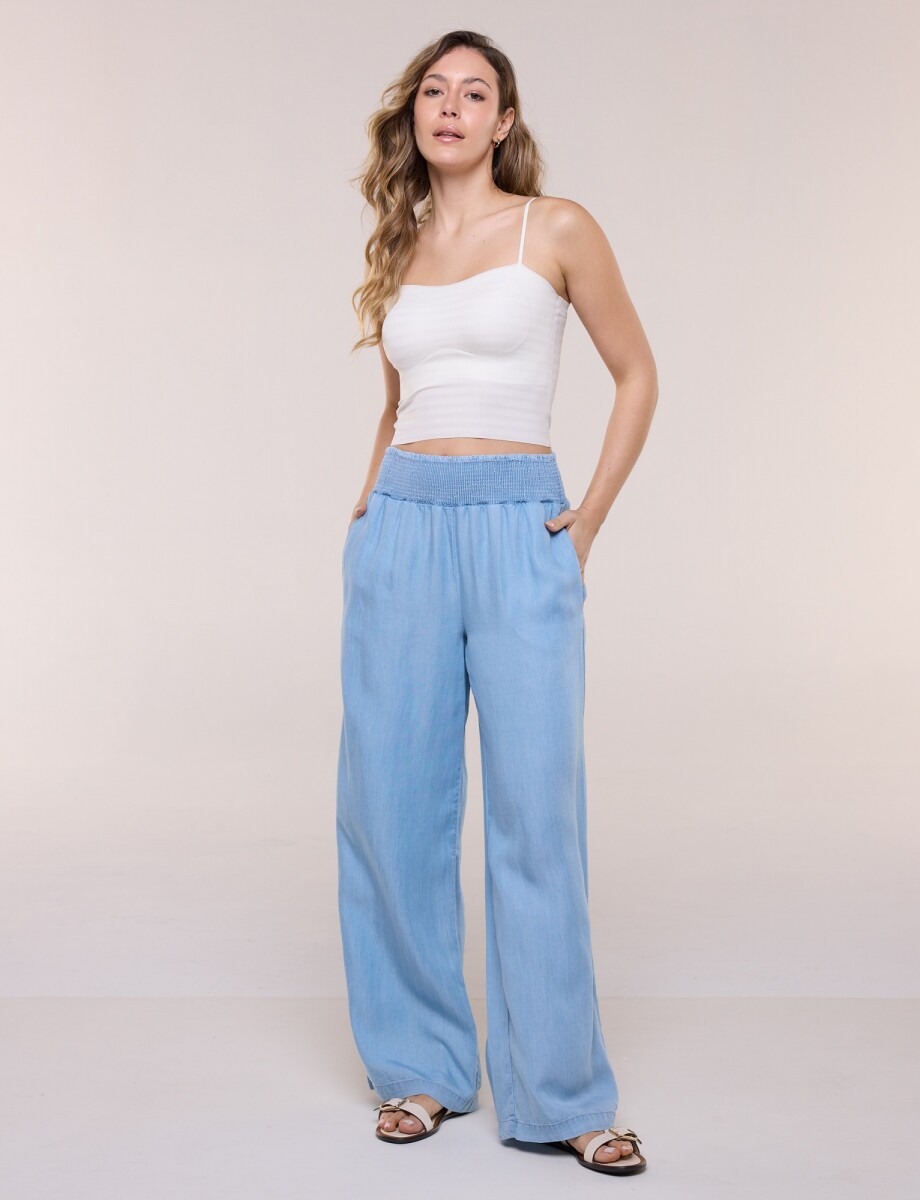 Pantalón Palazzo Tencel - Jean Claro 