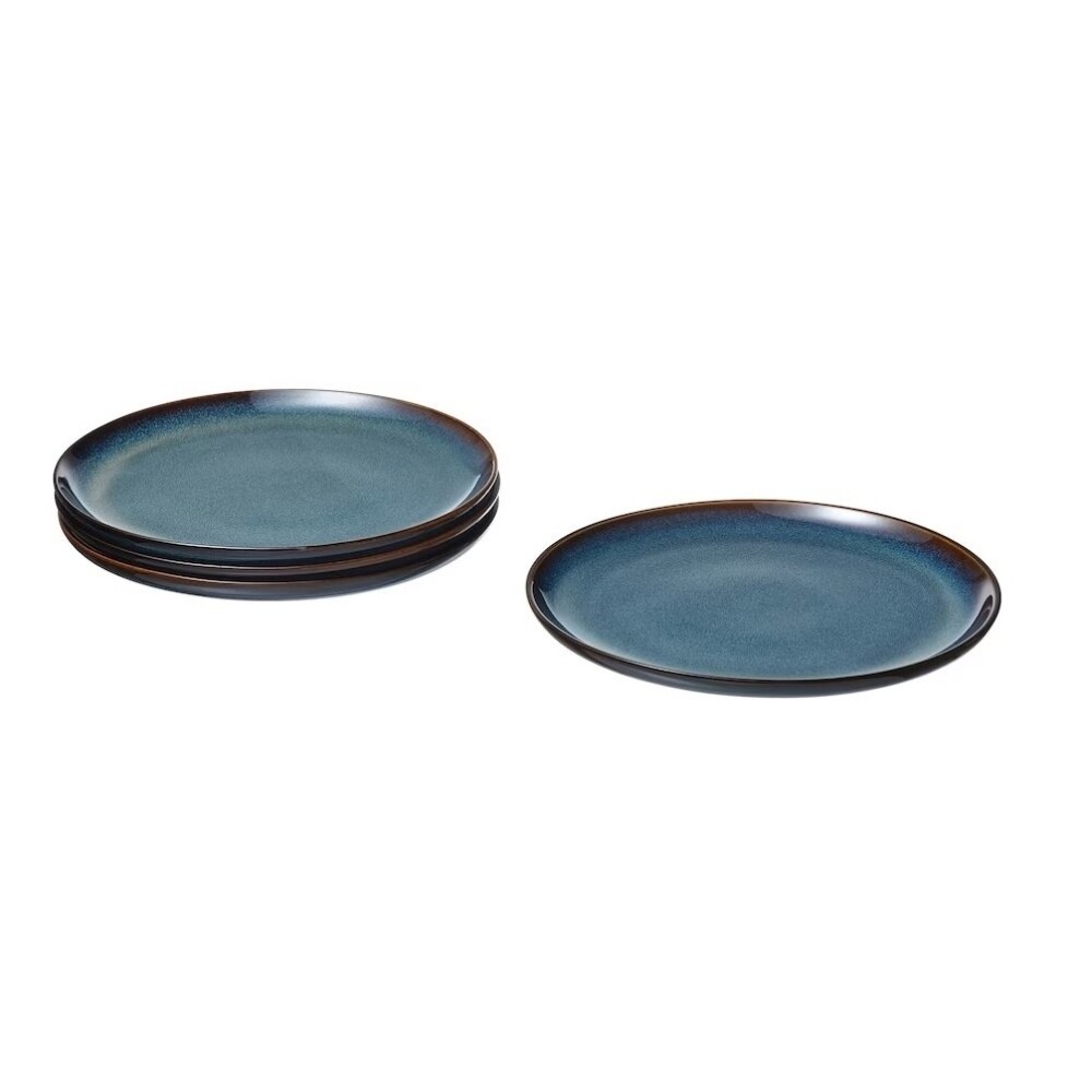 Plato de Mesa de Cerámica Organic Azul 24 cm PLATO DE MESA CERAMICA D25CM ORGANIC AZUL