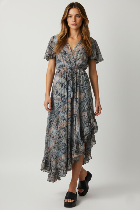 Vestido Adayre Estampado 1