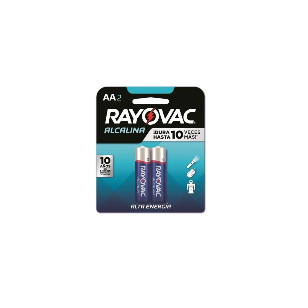RAYOVAC PILA ALKALINA AAX2