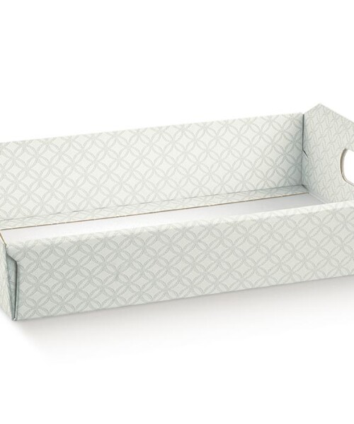 Bandeja 31x22x9 cm. - MATELASSE GRIGIO PERLA Bandeja 31x22x9 cm. - MATELASSE GRIGIO PERLA