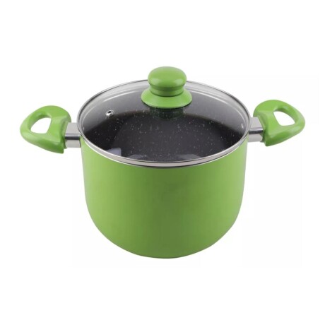 Set Batería De Cocina CUORI 7 Piezas Acero Antiadherente - Verde Set Batería De Cocina CUORI 7 Piezas Acero Antiadherente - Verde