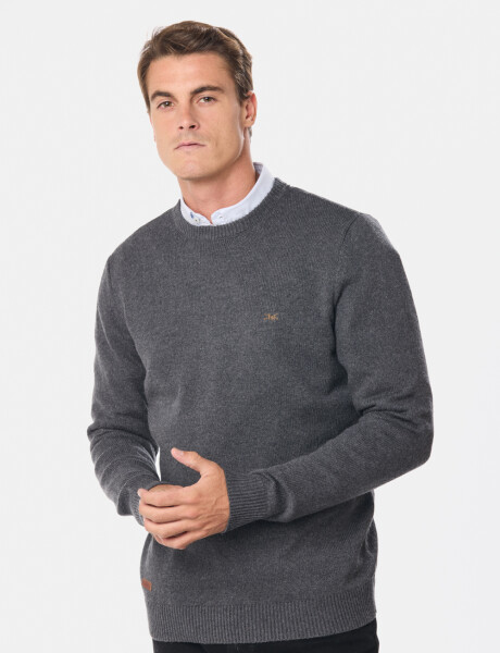 BUZO DE LANA Gris Oscuro