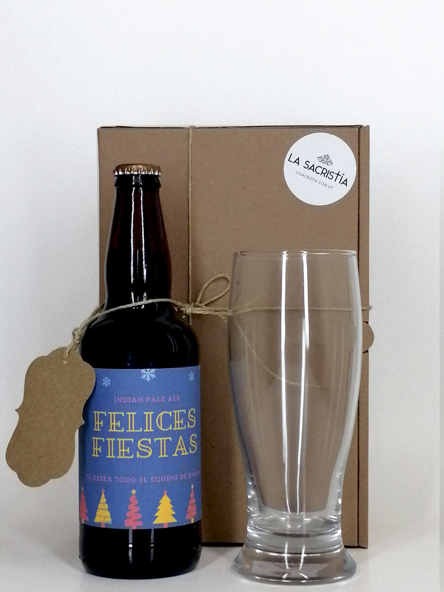 Gift Box - cerveza artesanal personalizada + pinta 